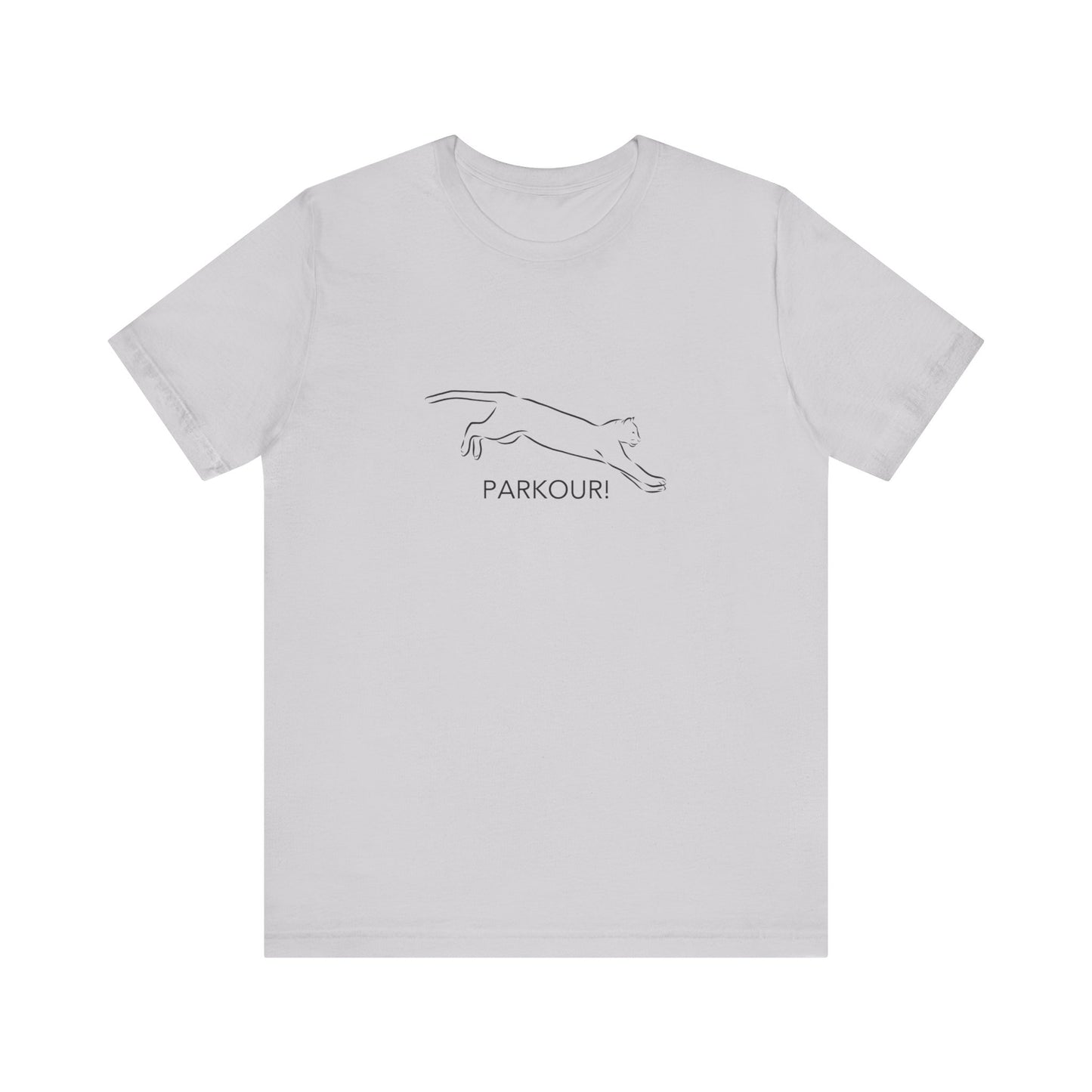 Cat Parkour! Jersey Short Sleeve Tee