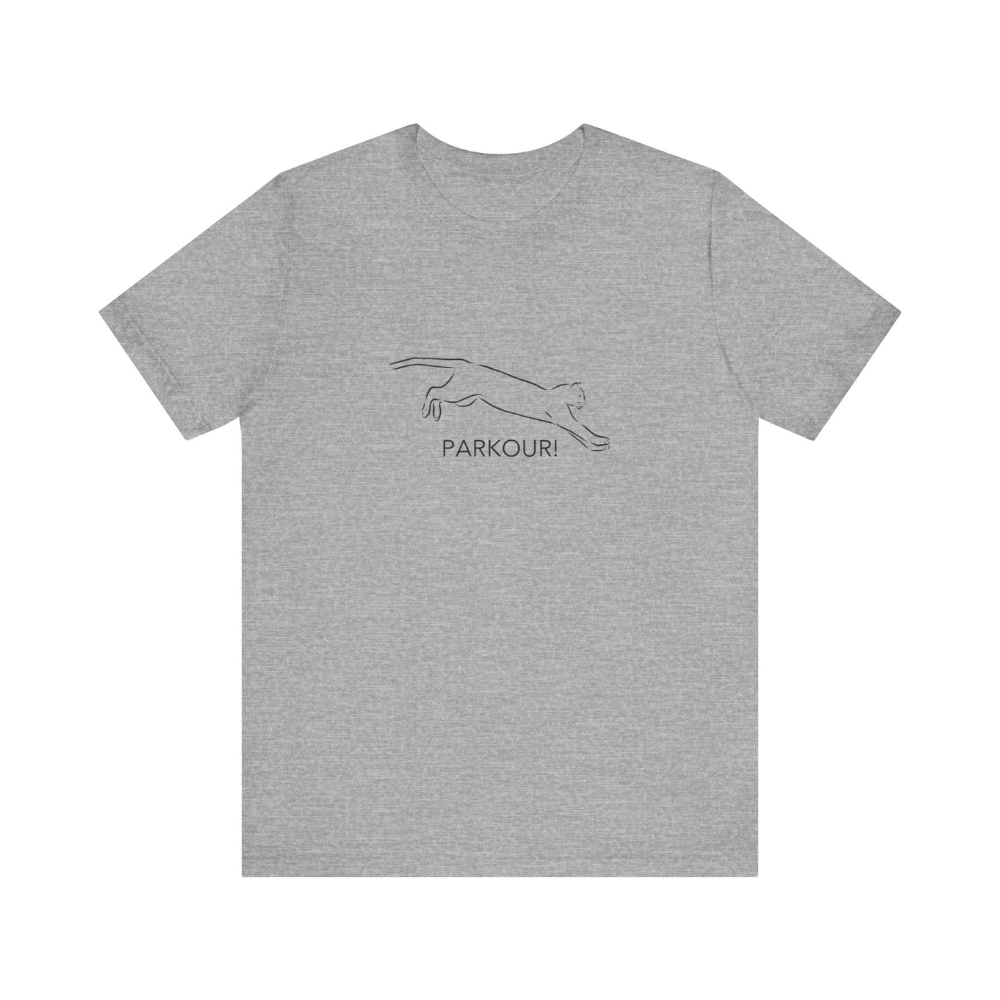 Cat Parkour! Jersey Short Sleeve Tee