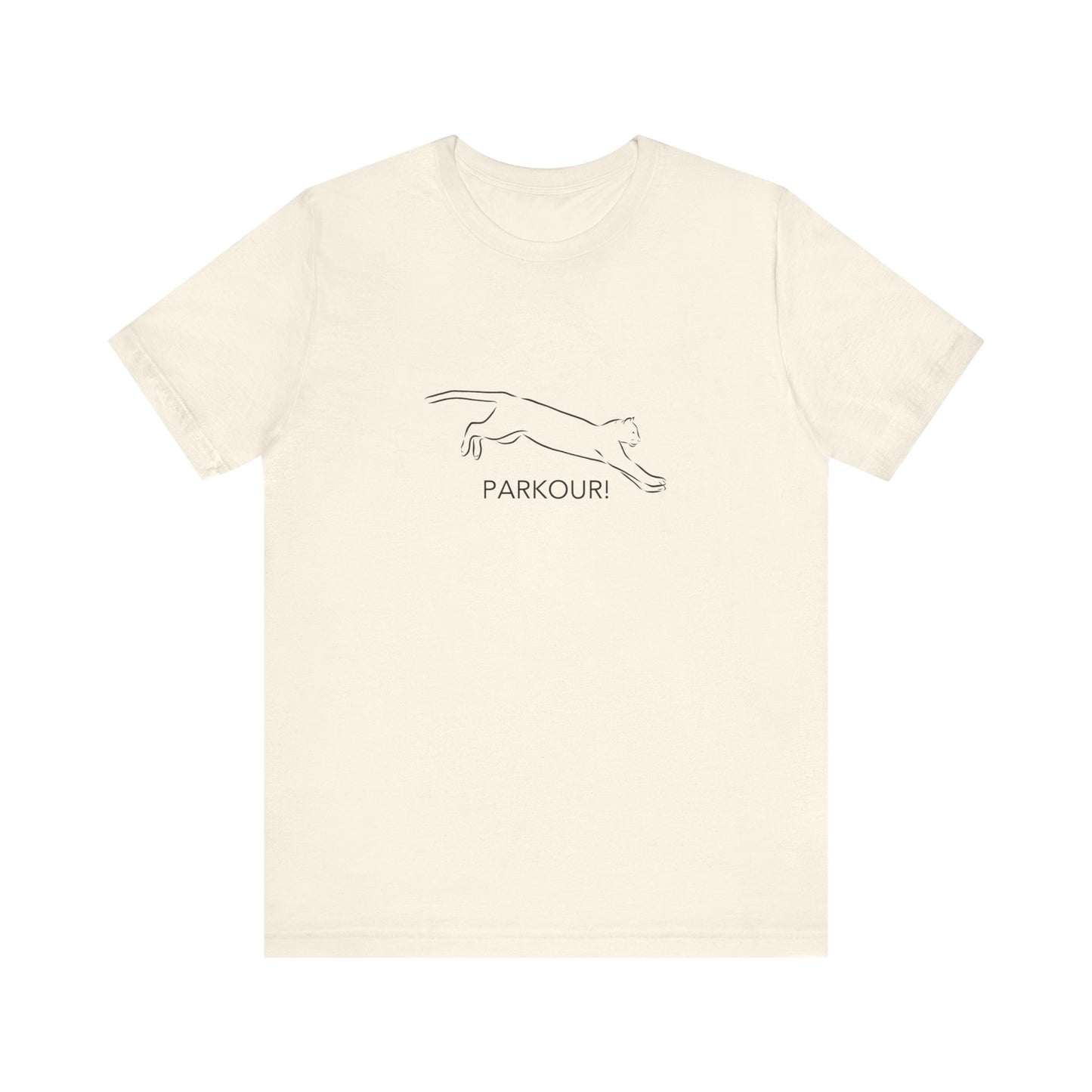Cat Parkour! Jersey Short Sleeve Tee