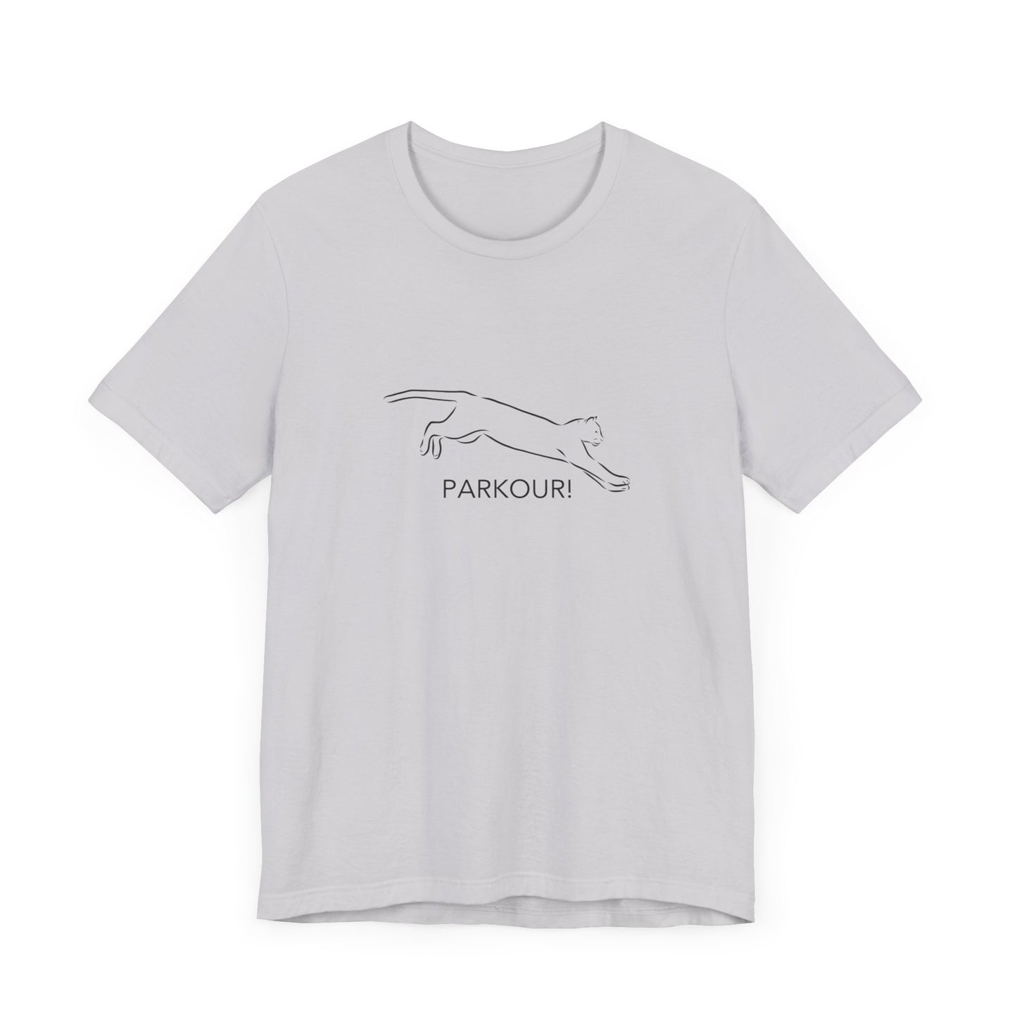 Cat Parkour! Jersey Short Sleeve Tee