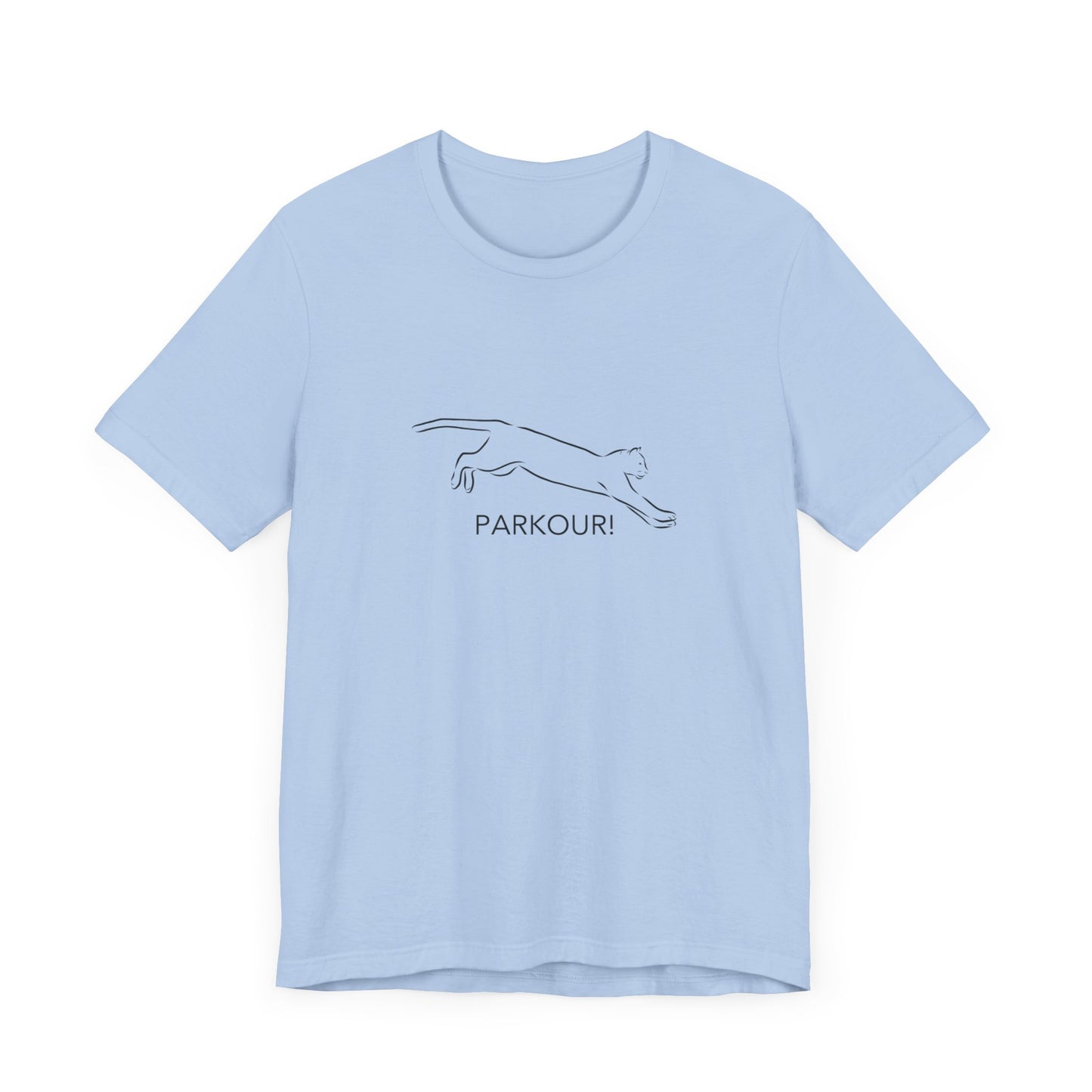 Cat Parkour! Jersey Short Sleeve Tee