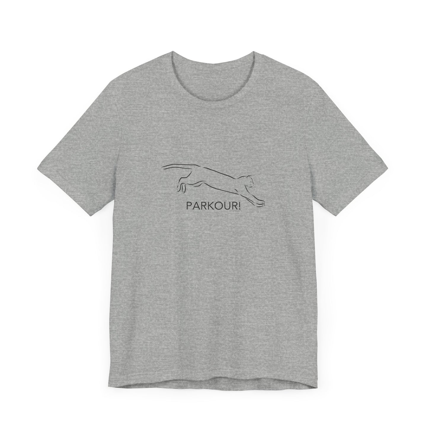 Cat Parkour! Jersey Short Sleeve Tee