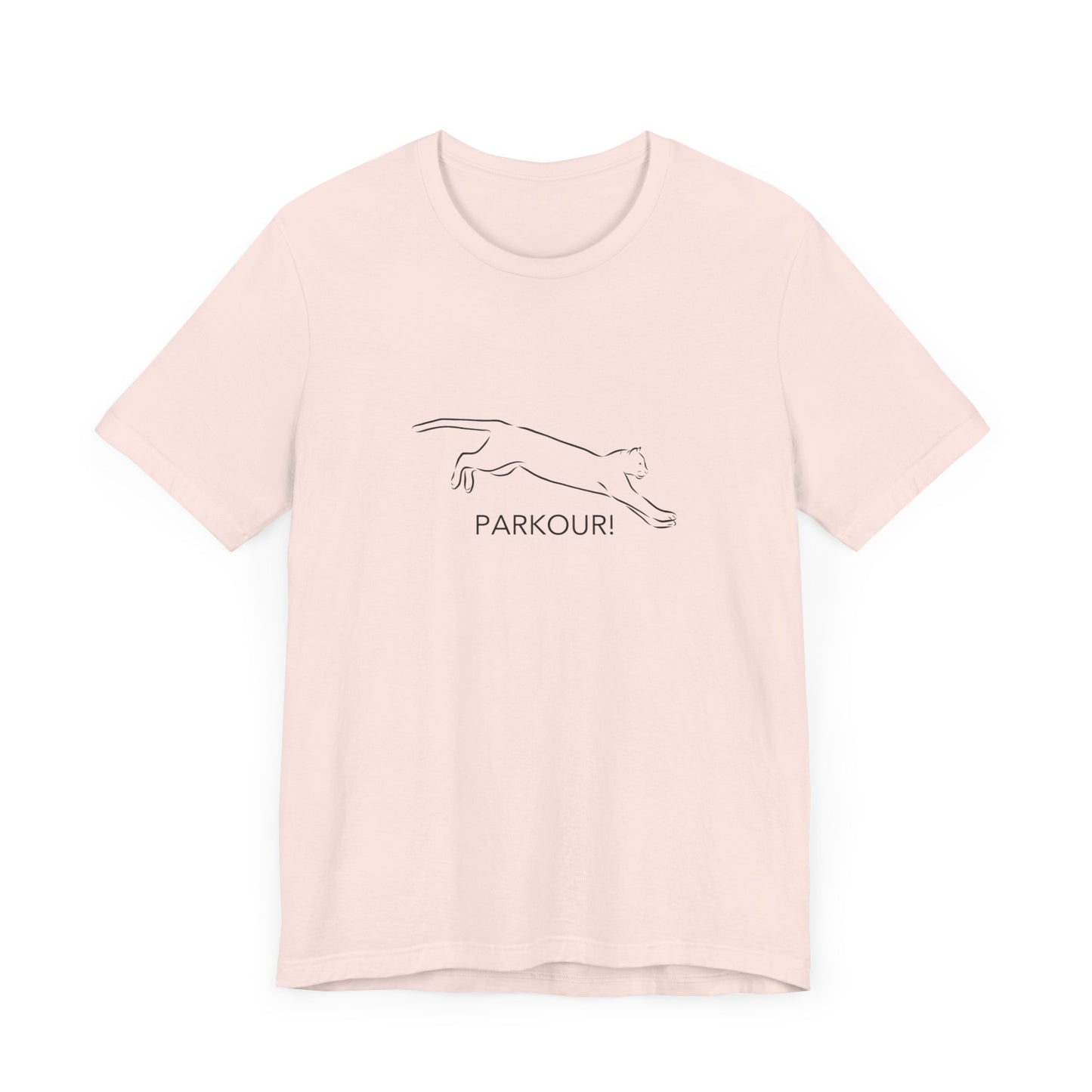 Cat Parkour! Jersey Short Sleeve Tee