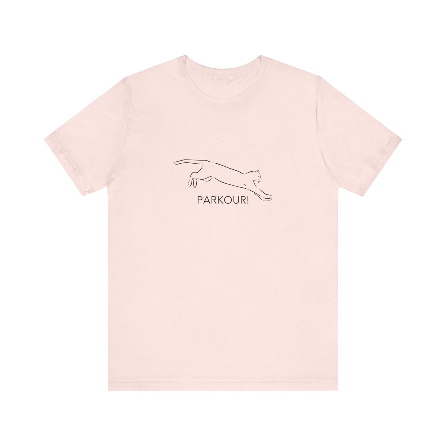 Cat Parkour! Jersey Short Sleeve Tee