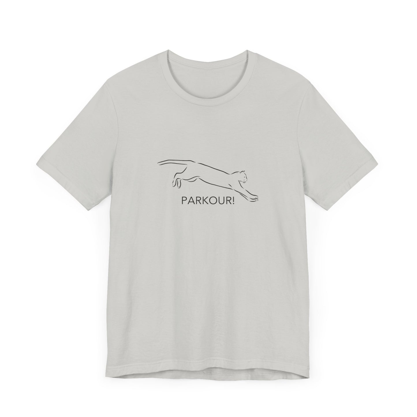 Cat Parkour! Jersey Short Sleeve Tee
