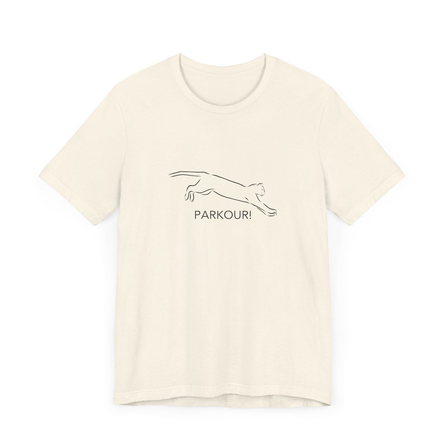 Cat Parkour! Jersey Short Sleeve Tee