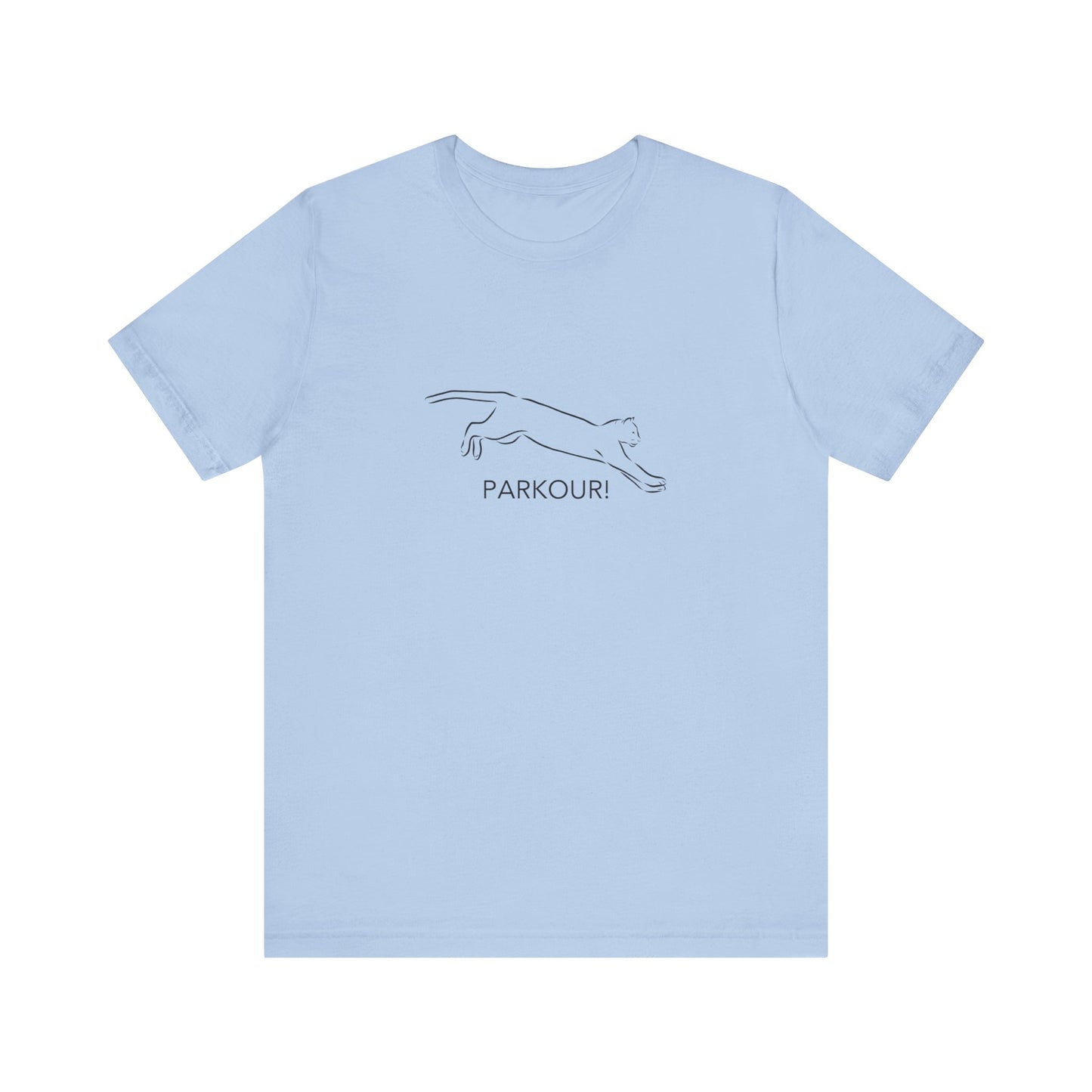 Cat Parkour! Jersey Short Sleeve Tee