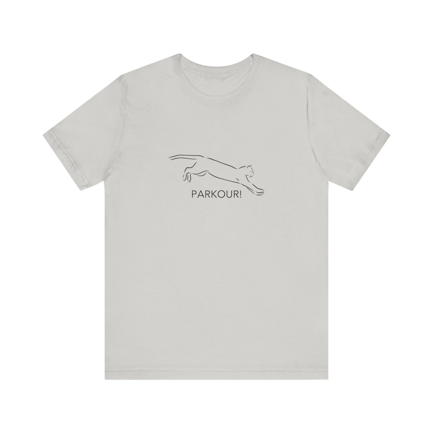 Cat Parkour! Jersey Short Sleeve Tee