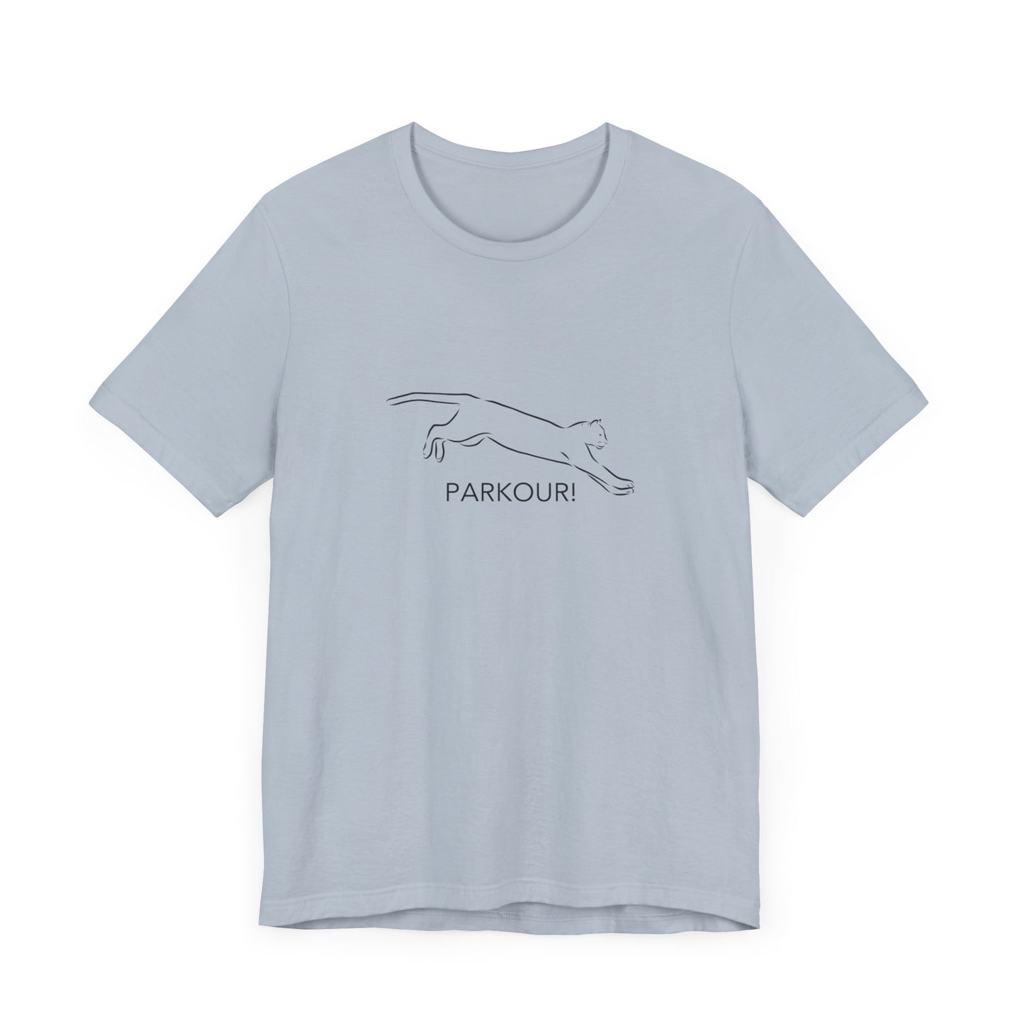 Cat Parkour! Jersey Short Sleeve Tee