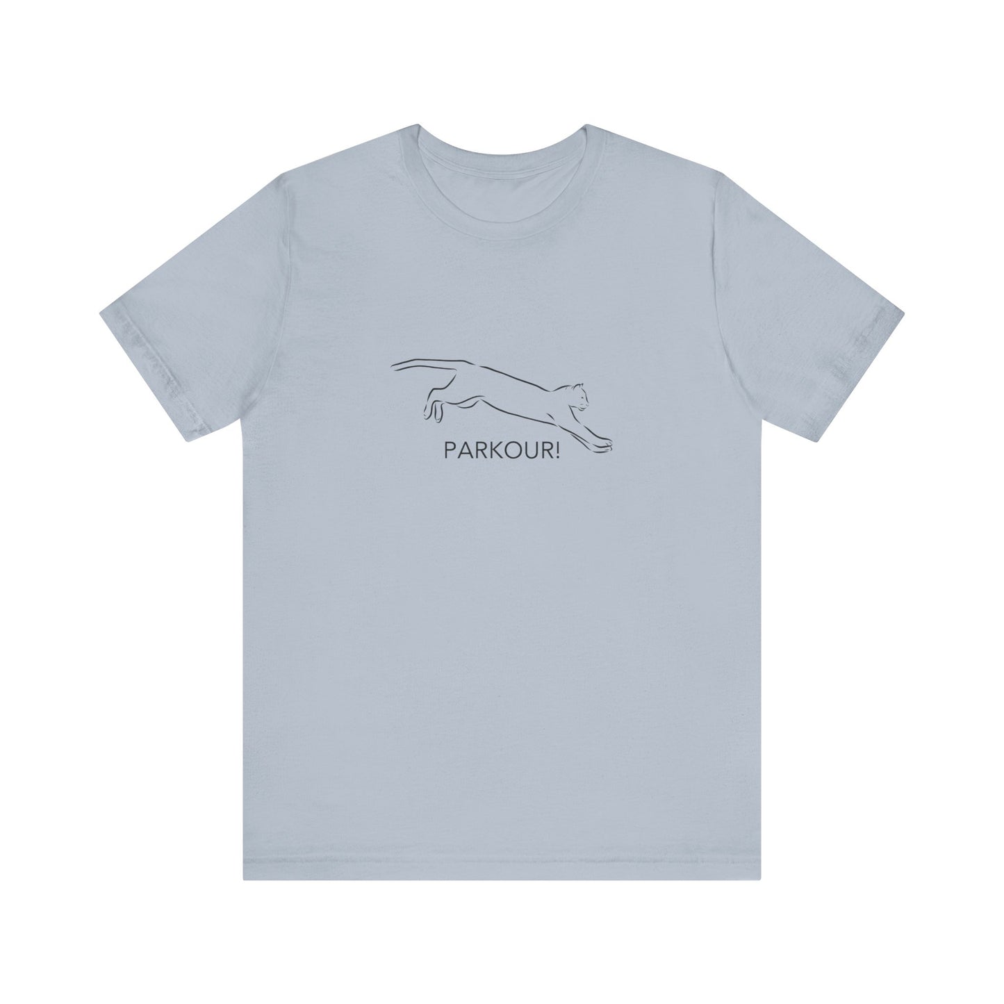 Cat Parkour! Jersey Short Sleeve Tee