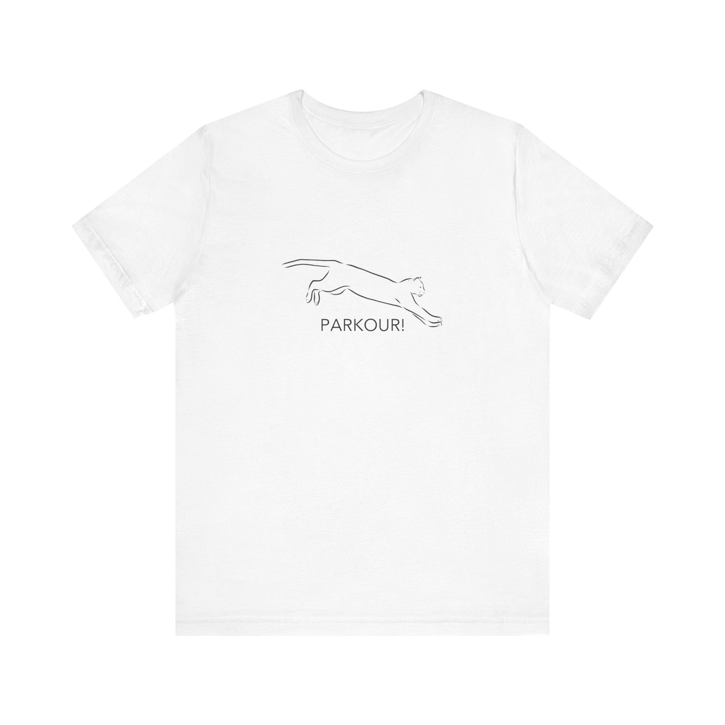 Cat Parkour! Jersey Short Sleeve Tee