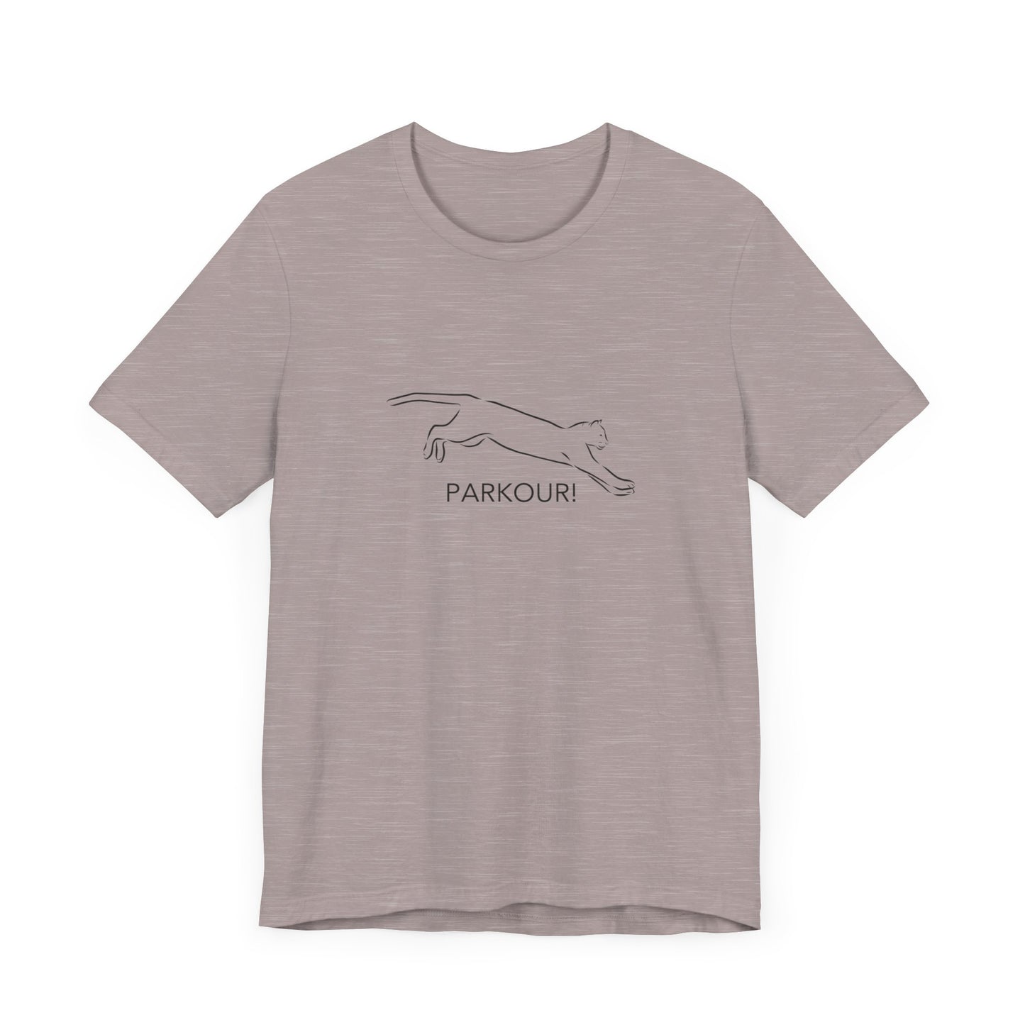 Cat Parkour! Jersey Short Sleeve Tee