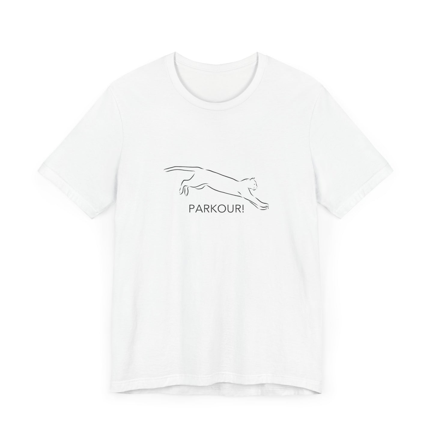 Cat Parkour! Jersey Short Sleeve Tee