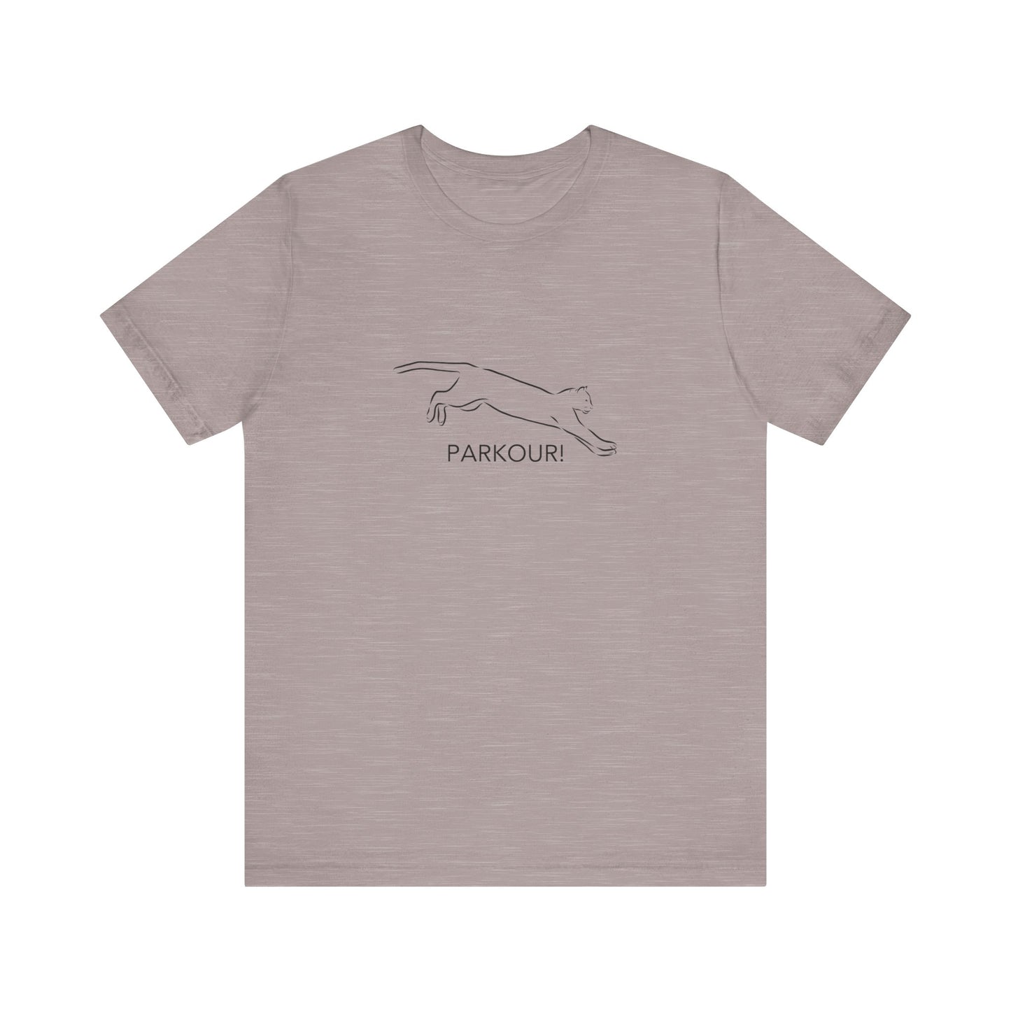Cat Parkour! Jersey Short Sleeve Tee