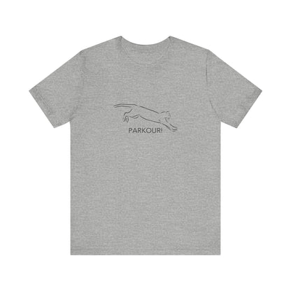 Cat Parkour! Jersey Short Sleeve Tee