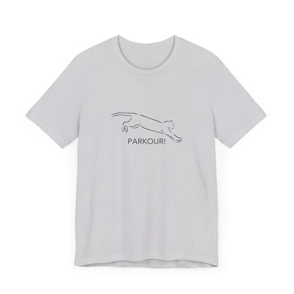 Cat Parkour! Jersey Short Sleeve Tee