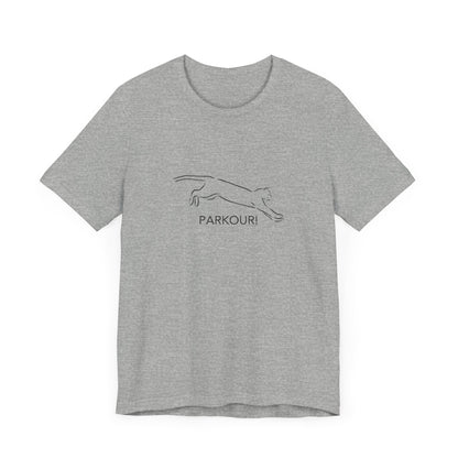 Cat Parkour! Jersey Short Sleeve Tee