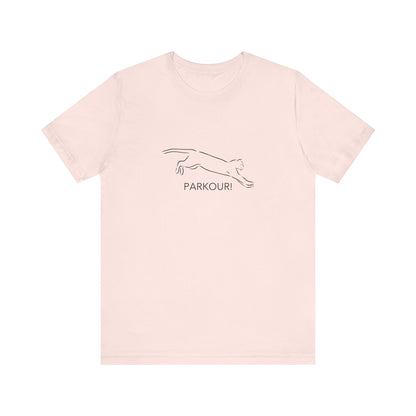 Cat Parkour! Jersey Short Sleeve Tee