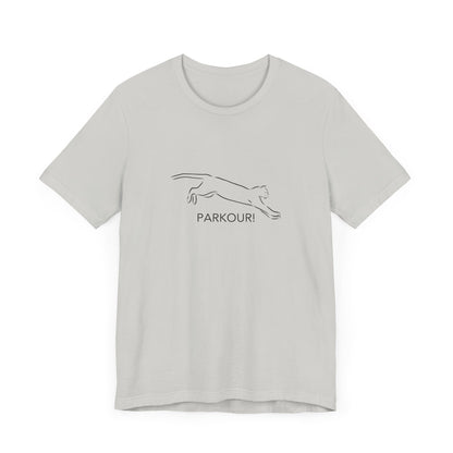 Cat Parkour! Jersey Short Sleeve Tee