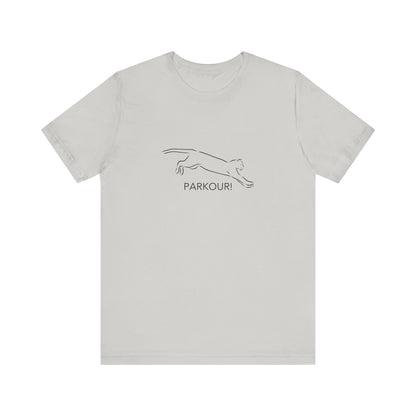 Cat Parkour! Jersey Short Sleeve Tee