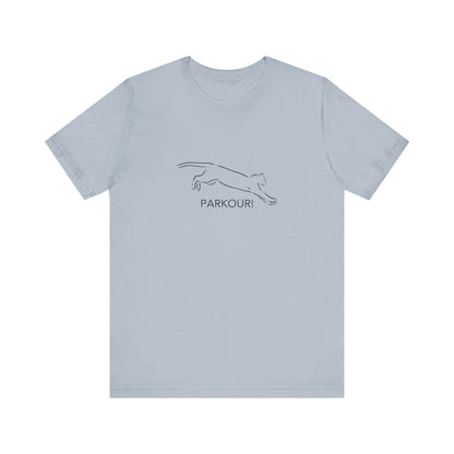 Cat Parkour! Jersey Short Sleeve Tee