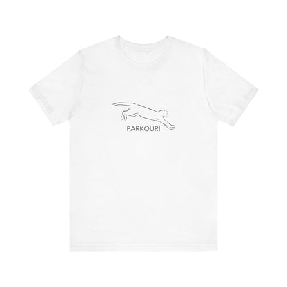 Cat Parkour! Jersey Short Sleeve Tee
