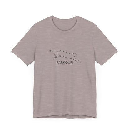 Cat Parkour! Jersey Short Sleeve Tee